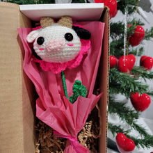 Load image into Gallery viewer, Crocheted Animal Flower