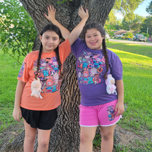 Load image into Gallery viewer, Halloween Labubu tshirt/ outfit