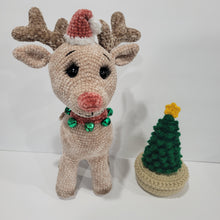 Load image into Gallery viewer, Crocheted Reindeer - photo 2