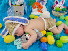 Load image into Gallery viewer, Handmade Baby Bunny Outfit