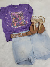 Load image into Gallery viewer, hello summer sublimation bleached tshirt