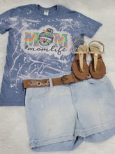 Load image into Gallery viewer, Mom life, Sublimation bleached tshirt