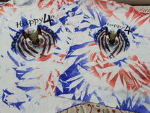 Load image into Gallery viewer, Custom Patriotic Sublimation Tie Dye Shirt by Cristina's Handmade Creations