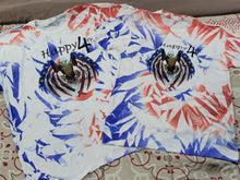 Load image into Gallery viewer, Custom Patriotic Sublimation Tie Dye Shirt - photo 2