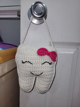 Load image into Gallery viewer, Crocheted Tooth Fairy Pillow