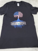 Load image into Gallery viewer, El Salvador Roots Tshirt, American El Salvadorian Born Shirt, El Salvador Flag, Patriotic Unisex T-Shirt XS-4X