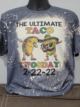 Load image into Gallery viewer, The Ultimate Taco Tuesday Bleached T-Shirt - photo 4