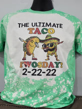 Load image into Gallery viewer, The Ultimate Taco Tuesday Bleached T-Shirt - photo 2