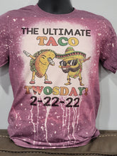 Load image into Gallery viewer, The Ultimate Taco Tuesday Bleached T-Shirt - photo 5