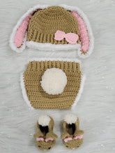 Load image into Gallery viewer, Handmade Baby Bunny Outfit