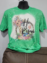 Load image into Gallery viewer, He is Risen Bleached T-Shirt - photo 3