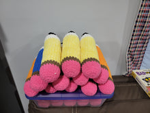 Load image into Gallery viewer, Crocheted Pencil Plush