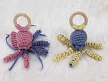Load image into Gallery viewer, Crocheted Jellyfish Teether