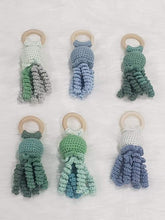 Load image into Gallery viewer, Crocheted Jellyfish Teether