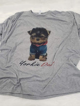 Load image into Gallery viewer, Yorkie Mom and Dad T-Shirts - photo 2