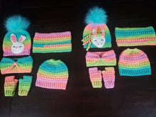 Load image into Gallery viewer, Crochet Winter Set (Unicorn & Bunny) - photo 3