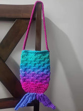 Load image into Gallery viewer, Handmade Mermaid Tail Bag