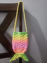 Load image into Gallery viewer, Handmade Mermaid Tail Bag