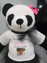 Load image into Gallery viewer, Crocheted Panda Bear - photo 2