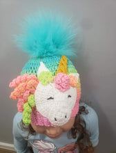 Load image into Gallery viewer, Crochet Winter Set (Unicorn & Bunny) - photo 12