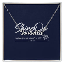 Load image into Gallery viewer, Custom Name Necklace (with MC)
