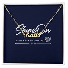 Load image into Gallery viewer, Custom Name Necklace (with MC)
