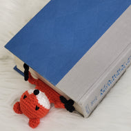 Crocheted Fox Bookmark