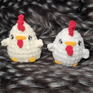 Crocheted Mini Chicken Amigurumi