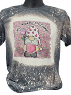 Will you be my Gnomie? Bleached Tshirt