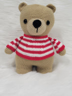 Crocheted Santa Bear
