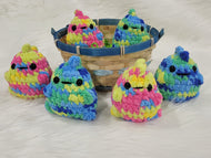 Crocheted mini Dino