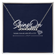 Custom Name Necklace (with MC)